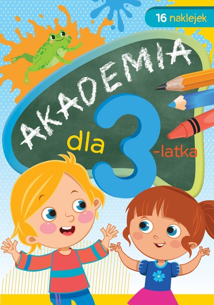 KSIĄŻECZKA EDU. A4 AKADEMIA DLA 3-LATKA NAKLEJKI SKRZAT 070965